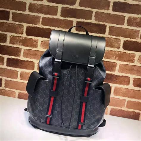 gucci supreme backpack replica|gucci gg supreme backpack black.